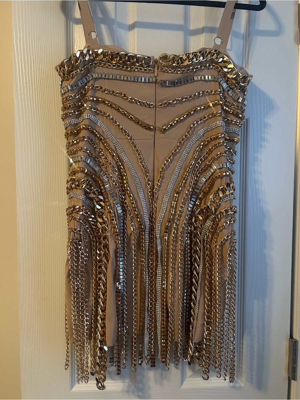 AKIRA Golden Girl Chained Up Mini Birthday Dress - Picture 3 of 4